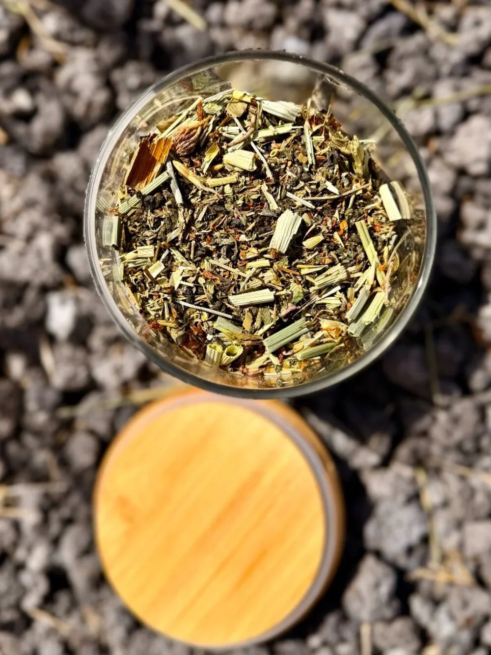 40 TEA BAGS Radiant Aura: Long Hair Loose Leaf Tea Blend